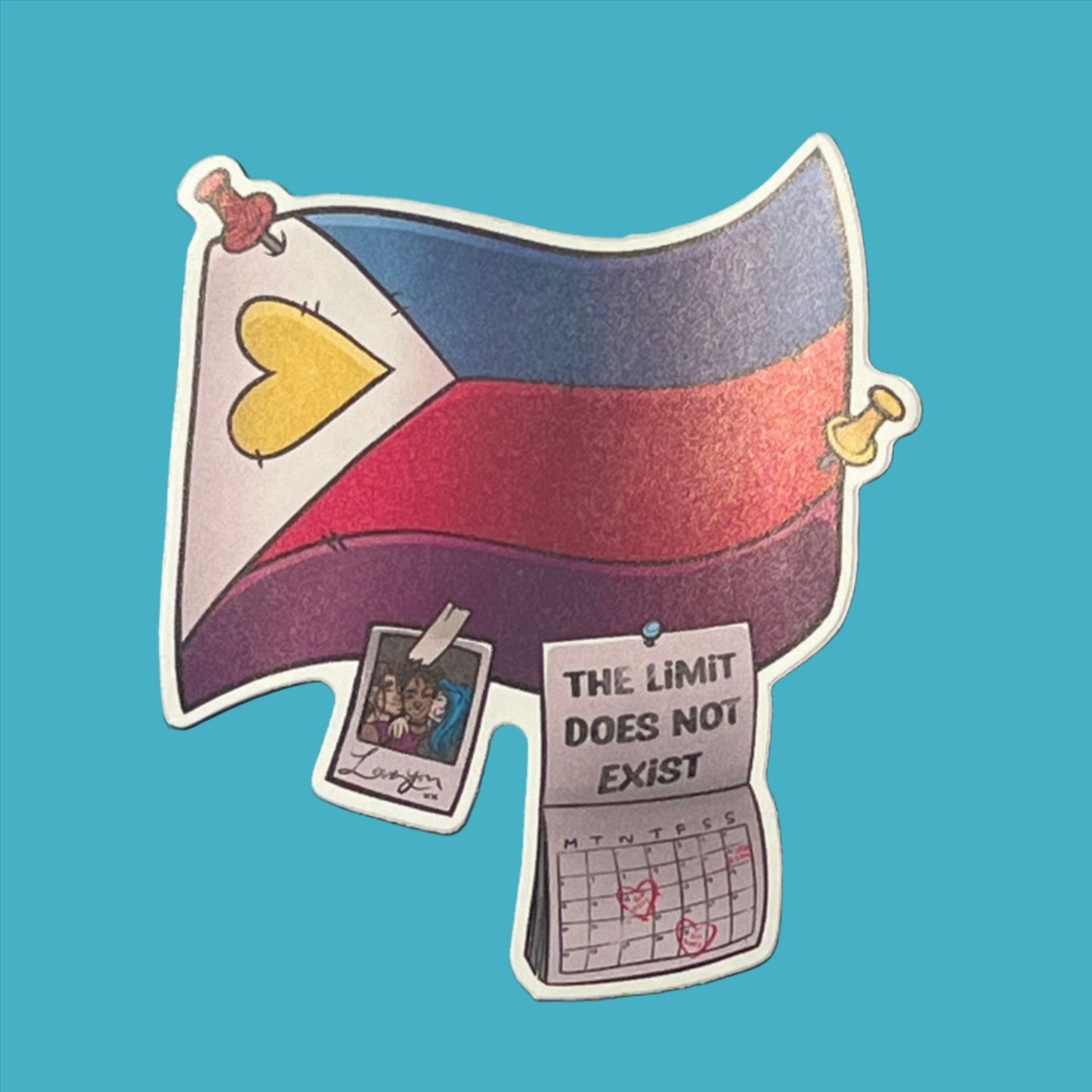 Polyamory Flag Sticker