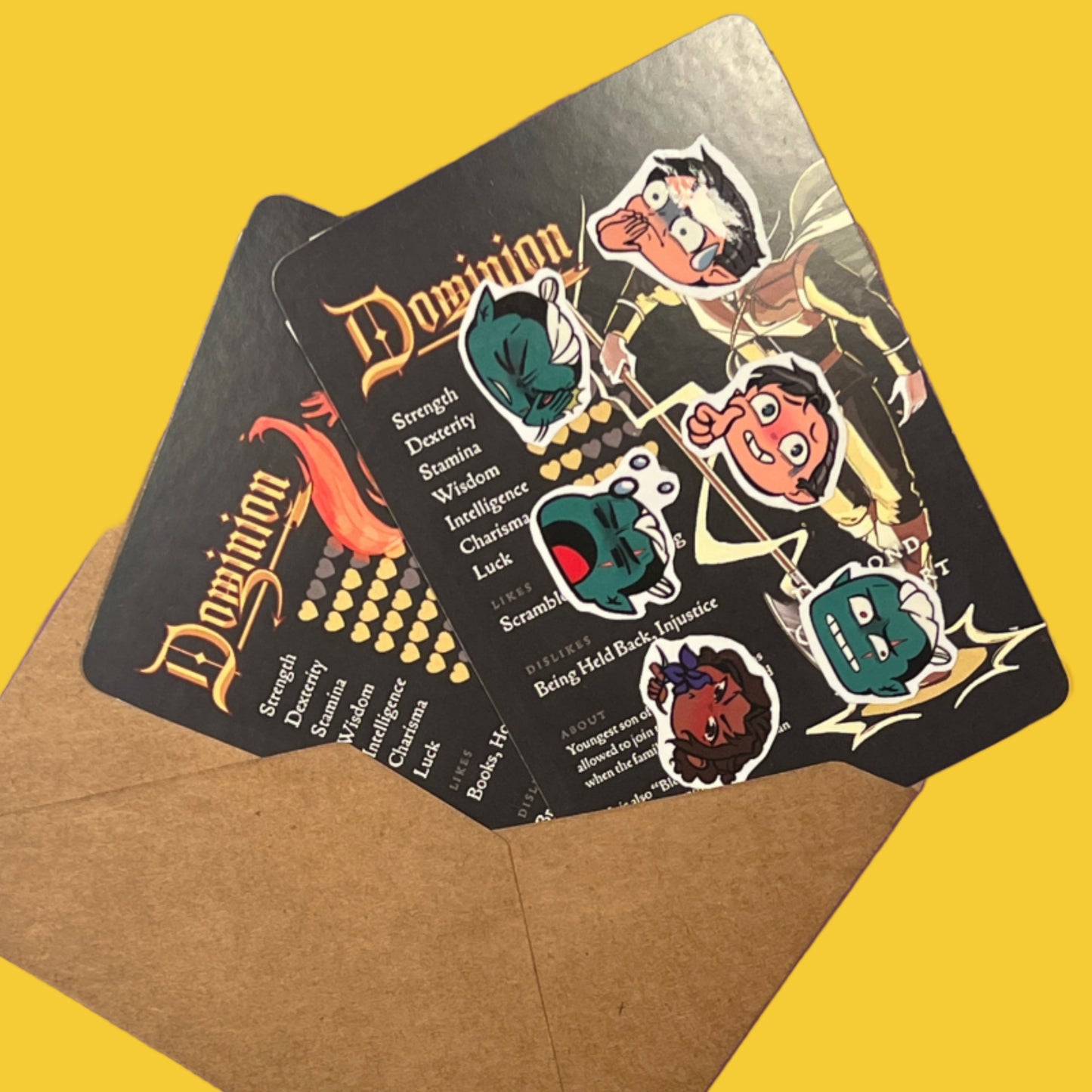 Dominion Handcut Sticker Set